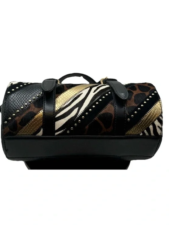 🐅 NWT Gorgeous Michael Kors Stanton East West Leather Barrel Bag MSRP $298 🦓